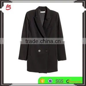Double-breasted Jacket Ladies Office Uniform Casual Business Suit thumbnail-1