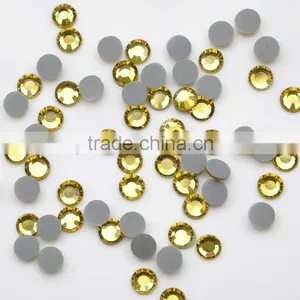 Crystal Glass DMC Hot Fix Rhinestones With Strong Glue in Jonquil thumbnail-2