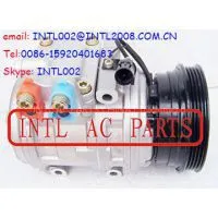 10PA15C (repl: HS-15) 977012F100 977012D700 977012F110 AUTO ac Compressor for 04-10 HYUNDAI TUCSON KIA SPORTAGE SPECTRA SPECTRA5 thumbnail-1