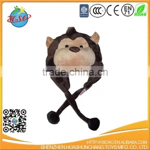 Plush Hat Animal Type Monkey Head Fur Hat Patterns thumbnail-1