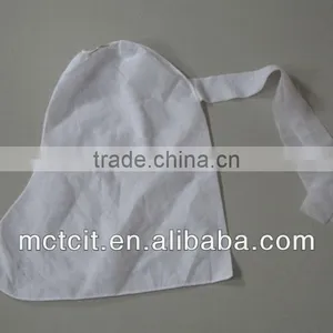 Disposable White PP Non-woven Anti-dust Boot Cover With Elastic and Strips Back thumbnail-1