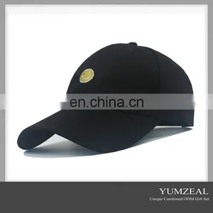 Custom Flexfit Embroiderd Cotton Twill Golf Black Baseball Hat Dad Hat thumbnail-1