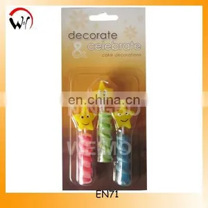 Novelty Star Shaped Birthday/party Candle thumbnail-1