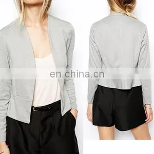 Top Fashion Autumn Winter Ladies Formal Jacket Without Button (NTF04137) thumbnail-1