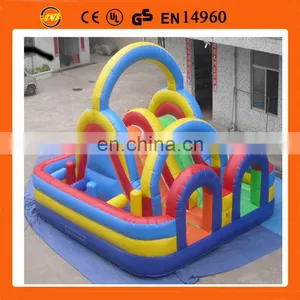 2014 New Design Double Slide Inflatable Playground, Fun City thumbnail-1