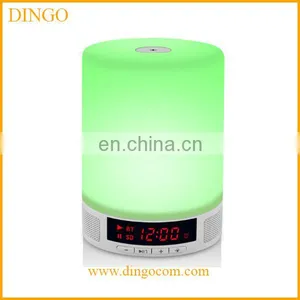 Wireless Smart Bluetooth Speaker Lighting With Alarm Clock Smart LED Table Bluetooth Lamp With Speaker and Alarm Functions thumbnail-1