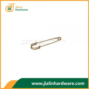 Antique Bronze Safety Pins 75mm*1.9mm Size Jewelry Brooch Pin thumbnail-2