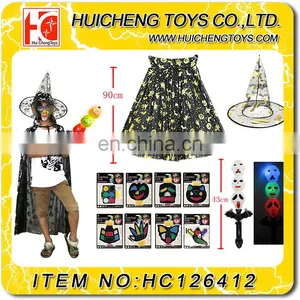 Manufacturers China Wonderful Kids Halloween Costoms With Cloak Hat and Pumpkin Bucket thumbnail-6