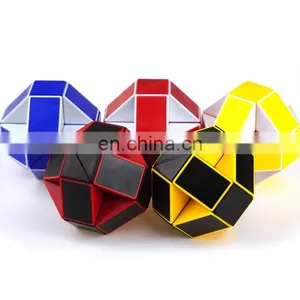 Snake Speed Cube Puzzle Fidget Cube Toy Twisty Puzzle Twist Magic Ruler Cube Christmas Gifts thumbnail-1