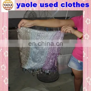 Second Hand Clothes in uk Lady Silk Scarf Wholesale Used Clothes in Georgia thumbnail-1