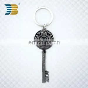 Creative Antique Key Shape Custom Metal Bottle Opener Keychain thumbnail-4