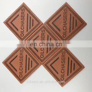 Custom Fake Labels Faux Leather Labels thumbnail-2