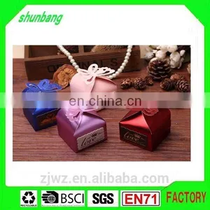 Coated Paper Butterfly Shape Foldable Sweet Paper Candy Box for Chocolate thumbnail-2