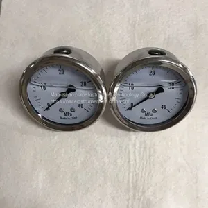 50mm 40Mpa Single Dial Back Connection Hydraulic Pressure Gauge thumbnail-5
