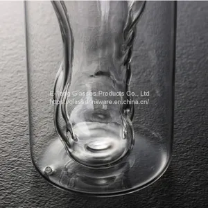 New Wholesale Strong Muscle Man Body Shaped Double Wall Shot Drinking Glass Wine Whiskey Beer Cup Bar Cup thumbnail-3