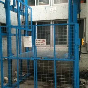 Anti-falling Wire Rope Electric Goods Lift Hydraulic Lift Elevator thumbnail-1