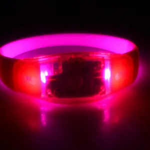 Sound Activated Silicone Led Flashing Led Flashing Wristbands thumbnail-3