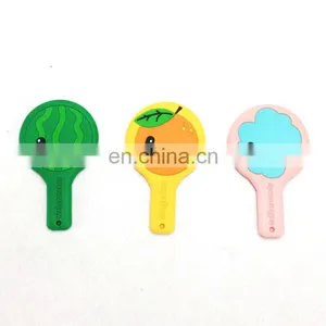 Silicone Cosmetic Pocket Mirror With Handles Fancy Design Cartoon Pattern Pocket Mirror thumbnail-4