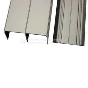 Anodized Silver Aluminium Profiles Sliding Door Frame for Wardrobe thumbnail-2