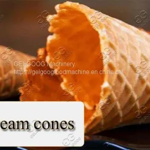 Semi-automatic Ice Cream Cones Baking Rolling Machine Supplier thumbnail-3