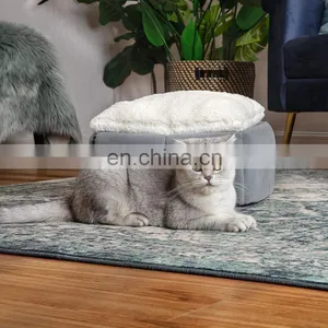 Multi-purpose Foldable Nonskid Cotton Slumber 2 in 1 Cat Bed For Pet thumbnail-2