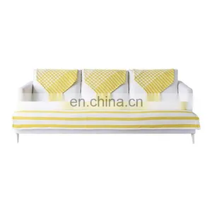 Hot Selling Woven Stripe Pattern Sofa Cover Quilted Furniture Protector Non-Slip Sofa Cover Stretch for Home Decoration thumbnail-3