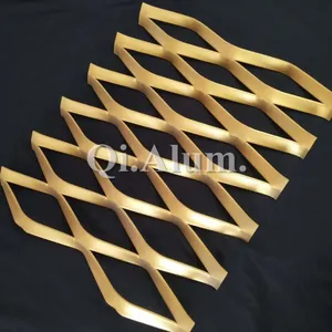 Stainless Steel Expanded Metal Wire Mesh Fabric Metal Mesh Curtain thumbnail-4
