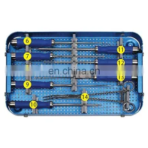 High Quality Orthopedic Surgical Instruments Anterior Cervical Plate Instrument Set for Cervical Surgery Medical Spine thumbnail-6