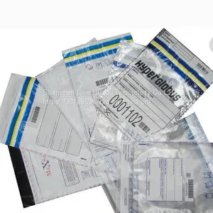 Custom Tamper Proof Tamper Evident Cash Bag for Bank Seal Bags thumbnail-1