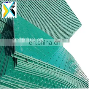 Hdpe Temporary Floor Protection Mats/track Road Construction Matte Plastic Polyethylene Anti-skid Temporary 4x8 Plastic Mats thumbnail-3