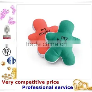 Factory Promotion Custom Made Plush Pet Products Bear Head Dog Toys thumbnail-2