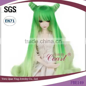 Special Design Green Ombre Fiber Wigs for Bjd Quality Choice thumbnail-1