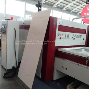 Ahşap Kapı İçin MDF Vakum Membran Pres Makinası Çift Çalışma Masaları ZHT TM2480M thumbnail-3