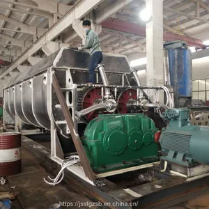Double Shaft Paddle Drying Sludge Paddle Dryer Peat Mycelium Dryer Chocolate Dryer thumbnail-2