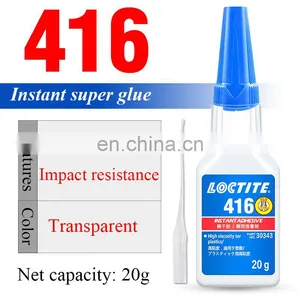 20g Loctiter 414 415 416 Quick Drying Adhesive Metal Plastic Rubber Adhesive Colorless Translucent Super Glue thumbnail-4