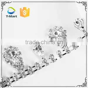Hot Online Shopping Pakistan Rhinestone Cup Chains for Shoes Boots Decoration Cupchain Crystal thumbnail-1