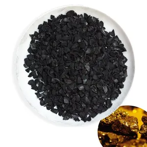 Nut Shell Activated Carbon Granular 6-12 Mesh Strong Adsorption for Gold Mining Gold Recovery Charcoal thumbnail-1