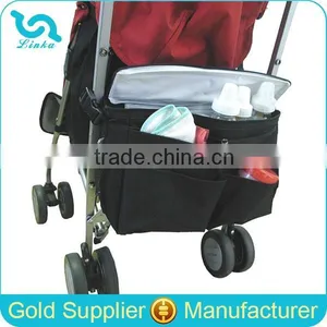 Quality Polyester Crib Diaper Bag Buggy Baby Diaper Bag Organizer Stroller Cooler thumbnail-1