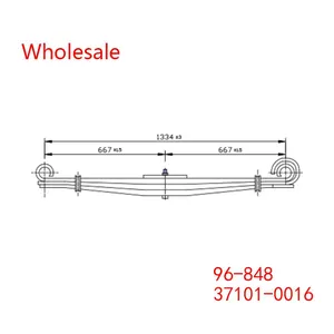 37101-0016, 96-848 Front Axle Wheel Parabolic Spring Arm of Heavy Duty Vehicle Wholesale For Volvo thumbnail-1