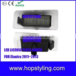 24 Months 18 SMD LED License Plate Lamp for I30 Car Number Plate Light For Hyundai Elantra For Ceed For Cerato For Forte thumbnail-1