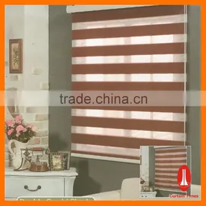 2016 Factory Price Indoor Chain Horizontal Roller Blinds /Zebra Blinds thumbnail-2