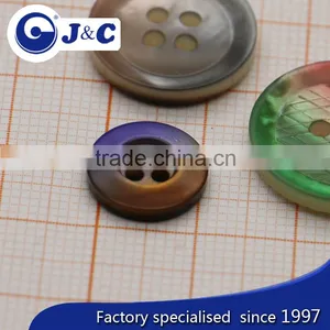 Varicolored Black MOP Natural Shell Buttons,black Mother of Pearl Sea Shells Buttons thumbnail-3