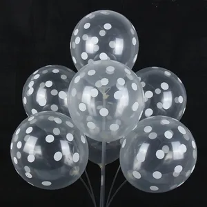 12 18 36 Inch Helium Printed Ballon Globos Custom Made Round Happy Birthday Number Printing Latex Clear Transparent Balloons thumbnail-4