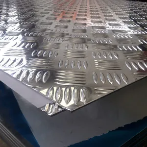 Embossed Aluminum Sheet Diamond Checkered 1050 1100 3003 H14 Aluminum Plate Sheet thumbnail-3