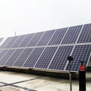 Solar on Grid Tracking System Solution 30KW PV Panel Bracket Single Axies Tracking thumbnail-2