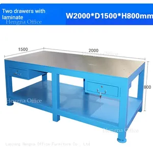 Industrial Metal Workstation WT- M328 |Thickened 16mm Countertop &Anti-corrosion Powder Coating for Engine Rebuild Workshop-China Manufacturer Hengna thumbnail-4