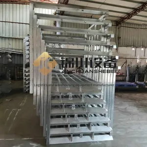 Jinchuan Non-standard Steel Stack Racks, Flexibly Movable, Suitable for Multi-scenario Turnover, Foldable When Unloaded to Save Space thumbnail-4