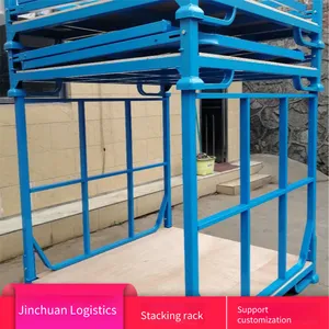 Jinchuan Non-standard Folding Wooden Board Stacking Rack With Layered Independent Isolation, Scratch and Collision Resistance, Durability and Corrosion Resistance, Suitable for Multiple Scenarios thumbnail-5