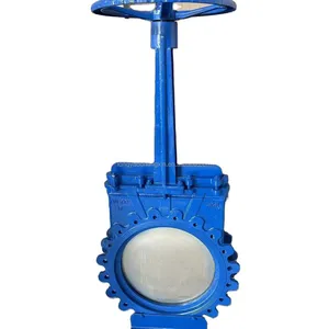 Cast Iron Wafer Type Knife Gate Valve Stainless Steel Disc Knife Gate Valve Slurry Serous Fluid Knife Gate Valve thumbnail-6