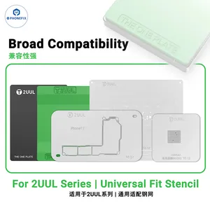 2UUL BH12 BGA Reballing Base With Curved Silicone Pad for Chip Repair thumbnail-3